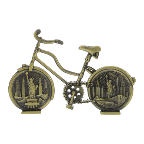 2St Zinklegering Mini Cykelskulptur Retro Vintage 2