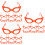 300 Pcs Dockglas 1/6 Dekorationer Tillbehör 7