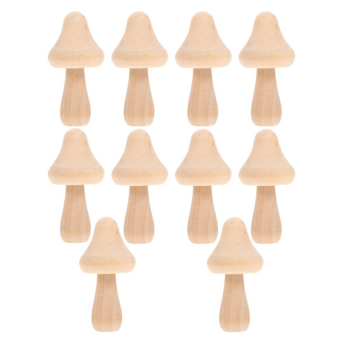 10Pcs Diy Simulerade Svampdekorationer Graffiti Svampar 2