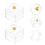 10Pcs Transparent Plastförvaringslåda För och Utsmyckning 4