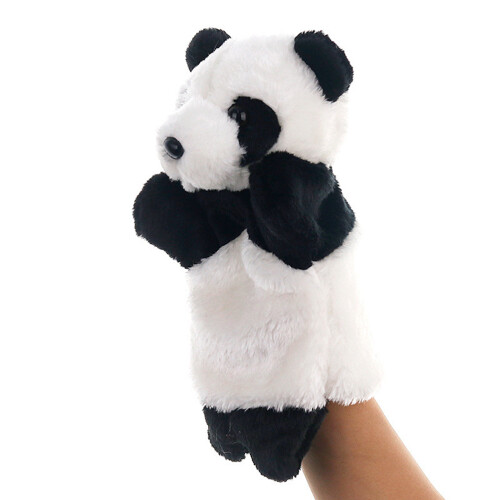 1 Panda Leksak Handsdocka Rollspels Tillbehör Festgåva 2