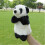 1 Panda Leksak Handsdocka Rollspels Tillbehör Festgåva 4
