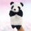 1 Panda Leksak Handsdocka Rollspels Tillbehör Festgåva 8