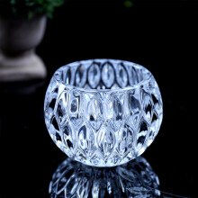 Elegant Glass Votive Candle Holders, Ideal Wedding Table Decor With Crystal Clear Body For Visual Enjoyment, Perfect For Bedroom Living Room Office
