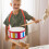 1 Set Barntrumma Perkussionsinstrument Musiklek För Barn 8