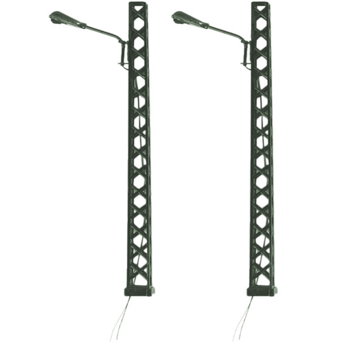 2Pcs Miniatyr Tåglampa Modell Plast För DIY 1