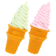 2St Glassmodell Leksaker Butiksdisplay Rekvisita Matmodeller