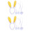 4 Set Creativa Plussdockor Kostym Huvband 5