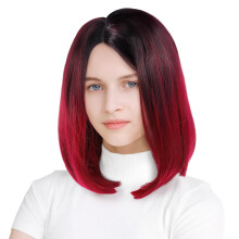 Straight Syntetisk Bob Peruk För Kvinnor – Användning, Cosplay