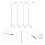 4Pcs LED Simulerade Gatlampor Modeller Mikro Landskapsdekoration 3
