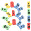 20Pcs Suddgummi Racingbil Form För Studenter 9