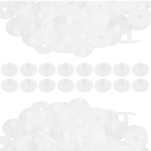 50 Set DIY Dockor Docktillbehör Dockskelett Led Plast Vit 25 Mm