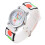 1Montre 3D Motif Basket Bracelet Silicone 1