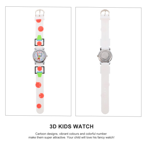 1Montre 3D Motif Basket Bracelet Silicone 1