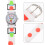 1Montre 3D Motif Basket Bracelet Silicone 6
