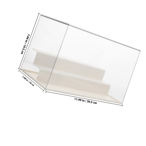 Clear Skiktad Displaylåda för Miniatyrfigurer och Samlarobjekt 1