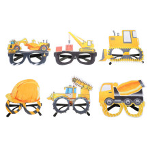 6Paren Grappige Kinderfeest Bril Decoratie Stijlvolle Stoffen Truck