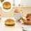 Realistisk Hamburger, Simulerad Mat För Fotografering 8