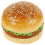 Realistisk Hamburger, Simulerad Mat För Fotografering 6