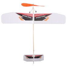 Diy Skumgummi Flygplan Byggsats Gummibanddrivet För Inomhus Utomhuslek