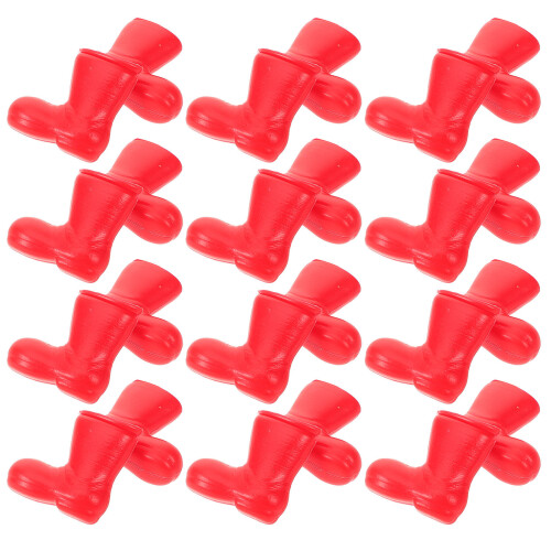200 Pcs Miniatyr Tomteboots Tillbehör Docklek Leksak 1