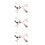 3St Leksak Diy Banddriven Flygplan Glidflygplan Modell 7