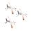 3St Leksak Diy Banddriven Flygplan Glidflygplan Modell 3