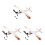 3St Leksak Diy Banddriven Flygplan Glidflygplan Modell 4