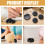 50Pcs Sparsgrispropp: Gummipropar Till Pengaskrin, Svart 8