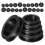 50Pcs Sparsgrispropp: Gummipropar Till Pengaskrin, Svart 11