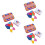 3Pcs Barn Tangram Träpussel Leksaker För Användning 6