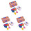 3Pcs Barn Tangram Träpussel Leksaker För Användning 2
