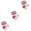 3Pcs Barn Tangram Träpussel Leksaker För Användning 5