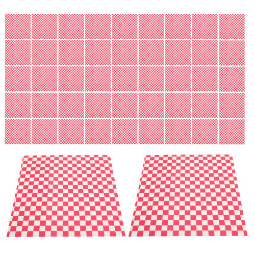 100Pcs Hamburgerförpackningspapper, Smörstensbeständiga Insatser