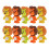 18Pcs Lejonrader 3D Radergummi TPR 4