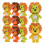 18Pcs Lejonrader 3D Radergummi TPR 7
