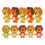 18Pcs Lejonrader 3D Radergummi TPR 6
