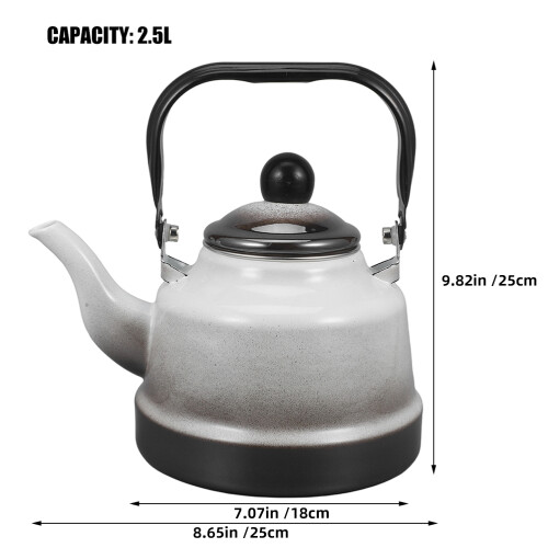 Enamel Med Handtag Tehämta 2,5 L 1