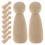 10Pcs Trädocka Barn Graffiti Leksaker (65Mm ) 10