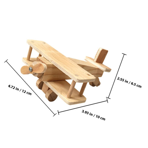 2 Sett Träpussel 3D-Modellbygge För Barn 1