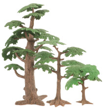 3Pcs Miniatyr Trädsmodell Mikro DIY Trädsdekoration