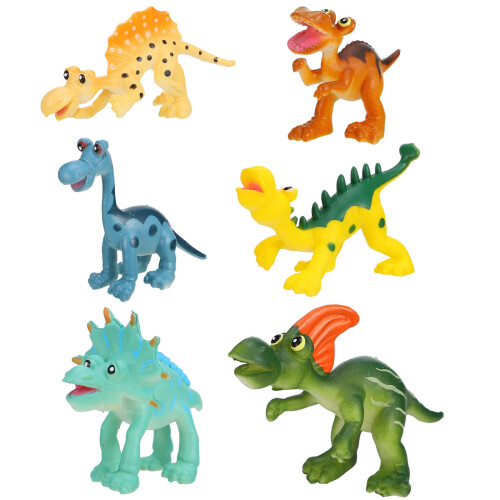 12 Pcs Simulation Dinosaur Modell Plastdjur Barnlekzeug