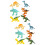 12 Pcs Simulation Dinosaur Modell Plastdjur Barnlekzeug 5