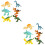 12 Pcs Simulation Dinosaur Modell Plastdjur Barnlekzeug 6