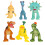 12 Pcs Simulation Dinosaur Modell Plastdjur Barnlekzeug 11