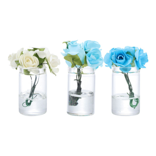 9St Miniatyr För Dockhus Vattentät Mini Blomdekoration 1