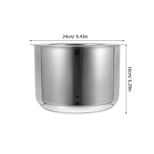 Rice Cooker Inner Pot Rostfritt 6 L -Klistrig Liner 1