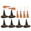 12Pcs Halloween Mini Häxhättor Och Käppar För 9