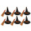 12Pcs Halloween Mini Häxhättor Och Käppar För 11