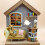 9St Miniatyr Dockshus Kastkudde Plush För 4